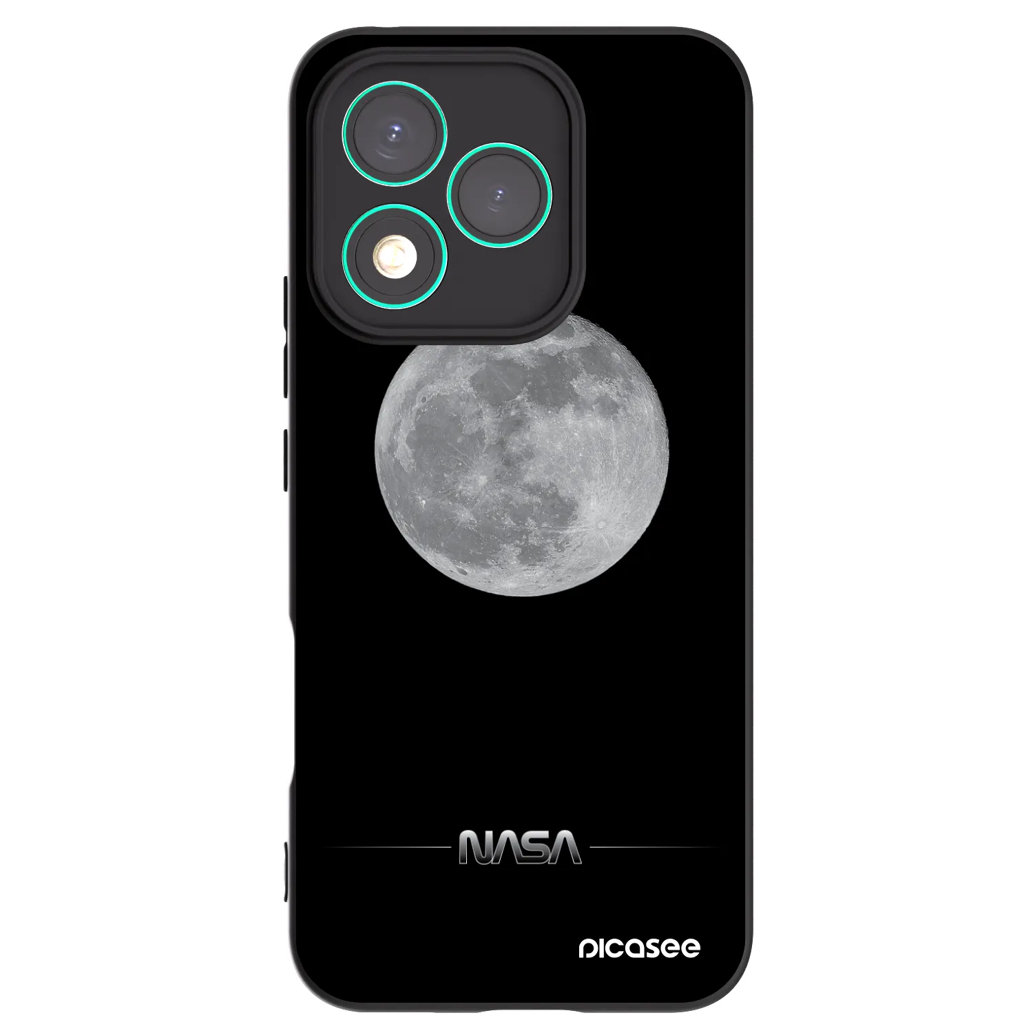 Picasee silikónový čierny obal pre Honor 400 Lite 5G - Moon Minimal