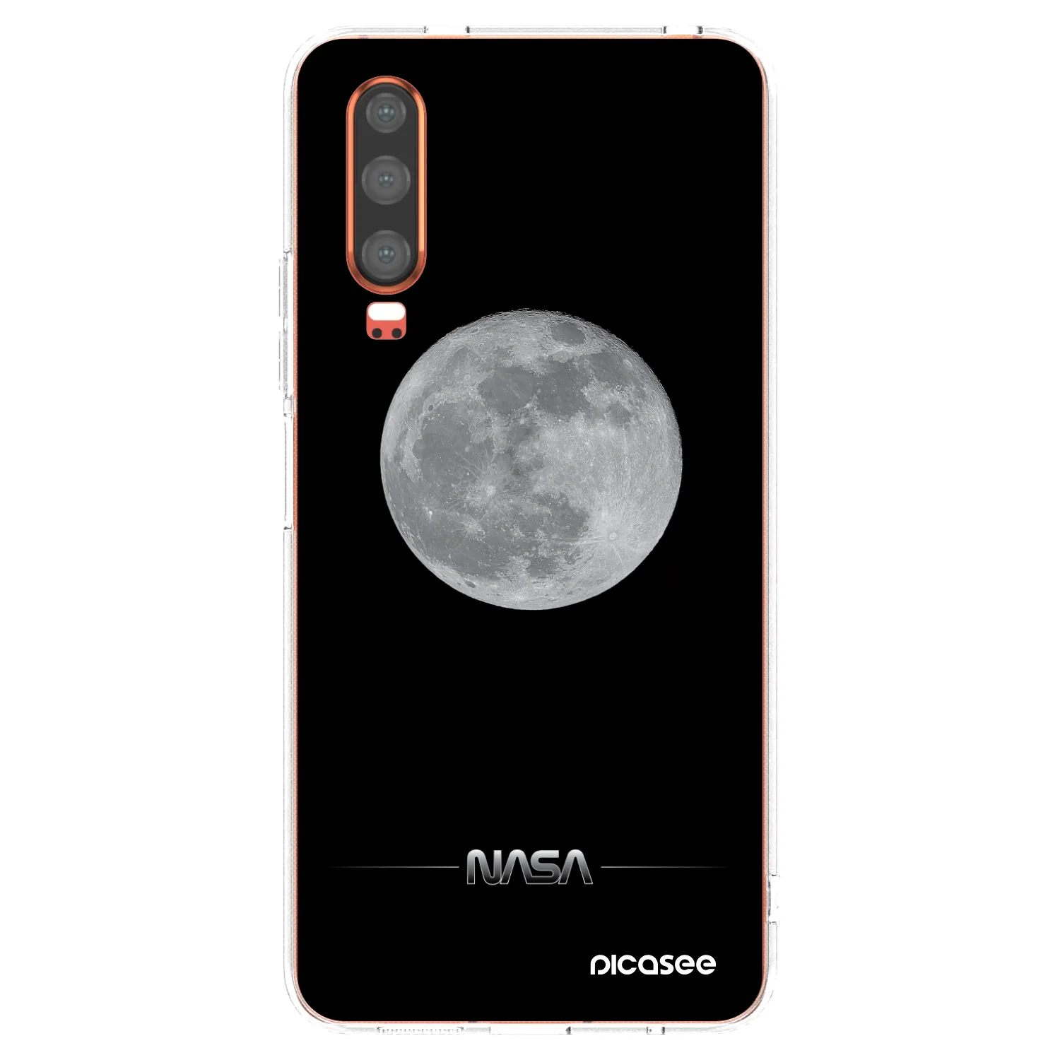 Picasee silikónový prehľadný obal pre Huawei P30 - Moon Minimal