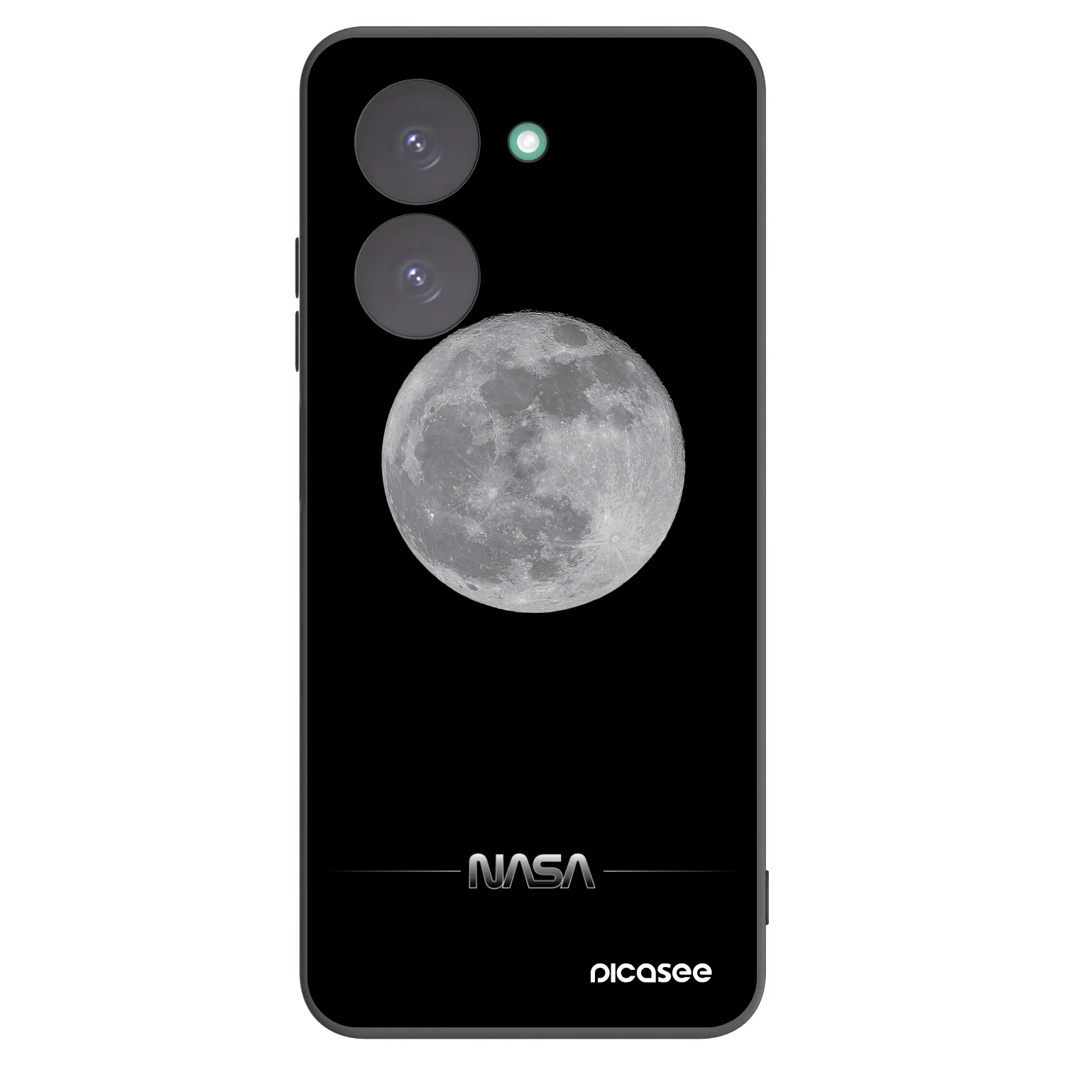 Picasee silikónový čierny obal pre Xiaomi Redmi A5 - Moon Minimal