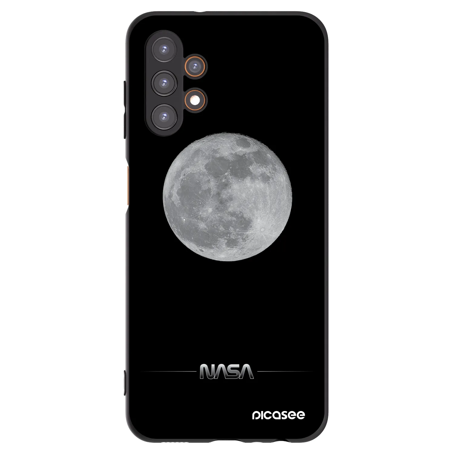 Picasee silikónový čierny obal pre Samsung Galaxy A13 5G - Moon Minimal
