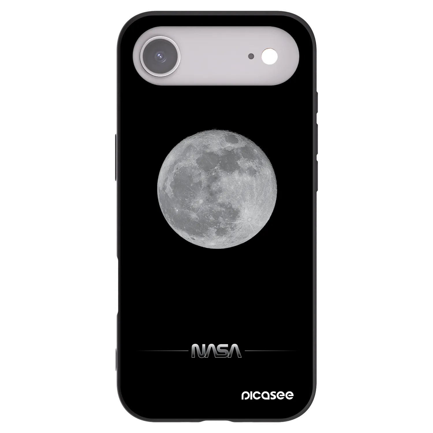 Picasee silikónový čierny obal pre Apple iPhone Air - Moon Minimal