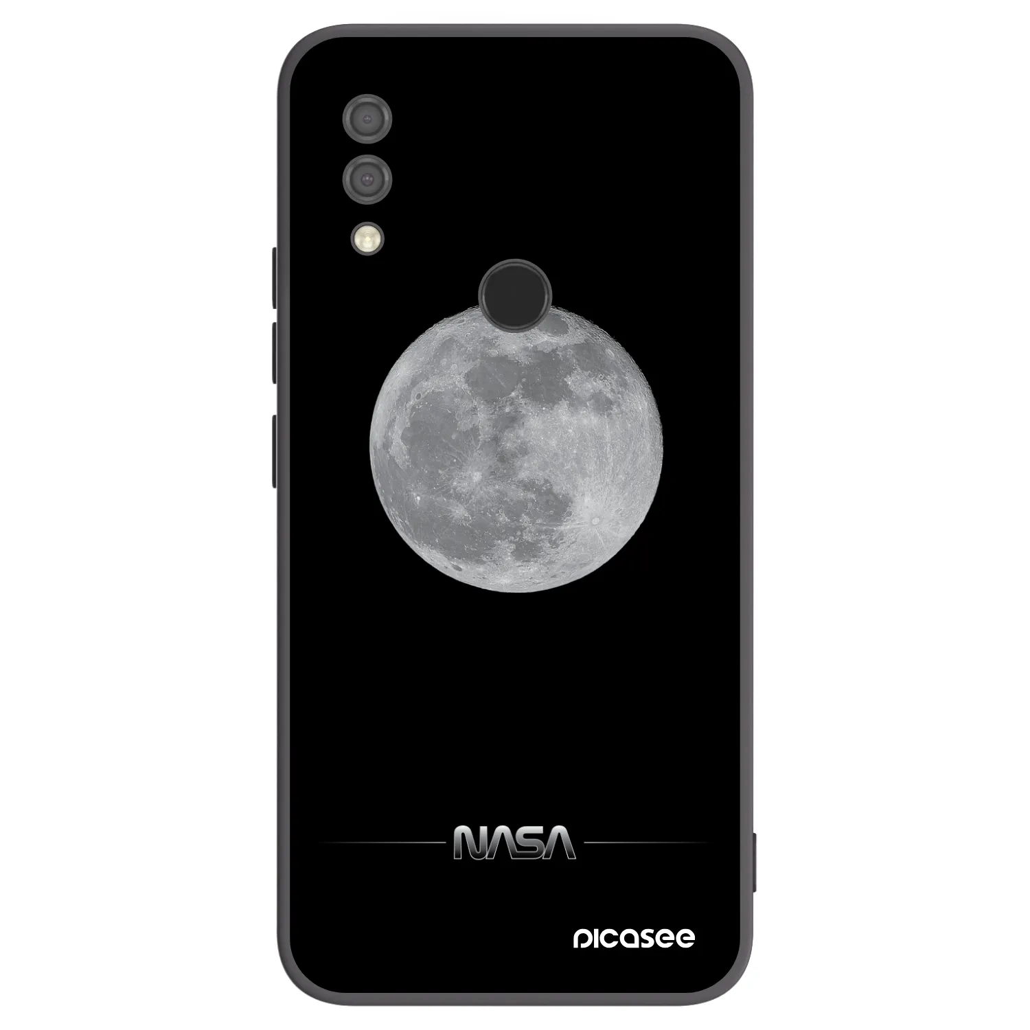Picasee silikónový čierny obal pre Xiaomi Redmi 7 - Moon Minimal