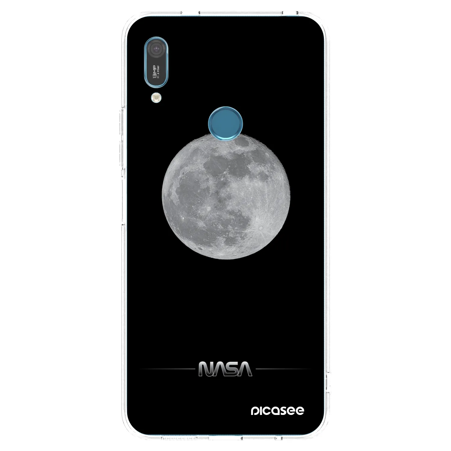 Picasee silikónový prehľadný obal pre Huawei Y6 2019 - Moon Minimal