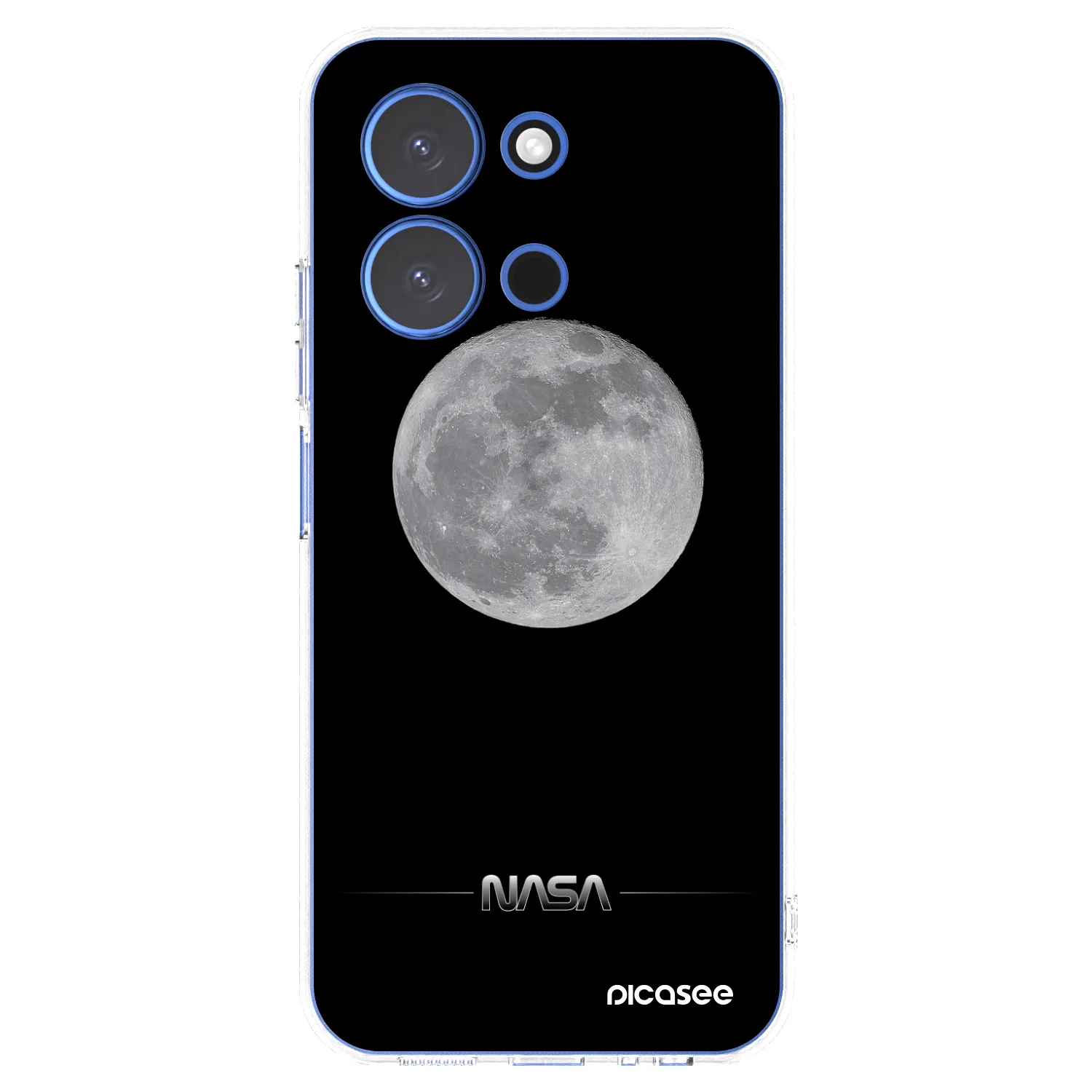 Picasee silikónový prehľadný obal pre Xiaomi Redmi 15C 4G - Moon Minimal