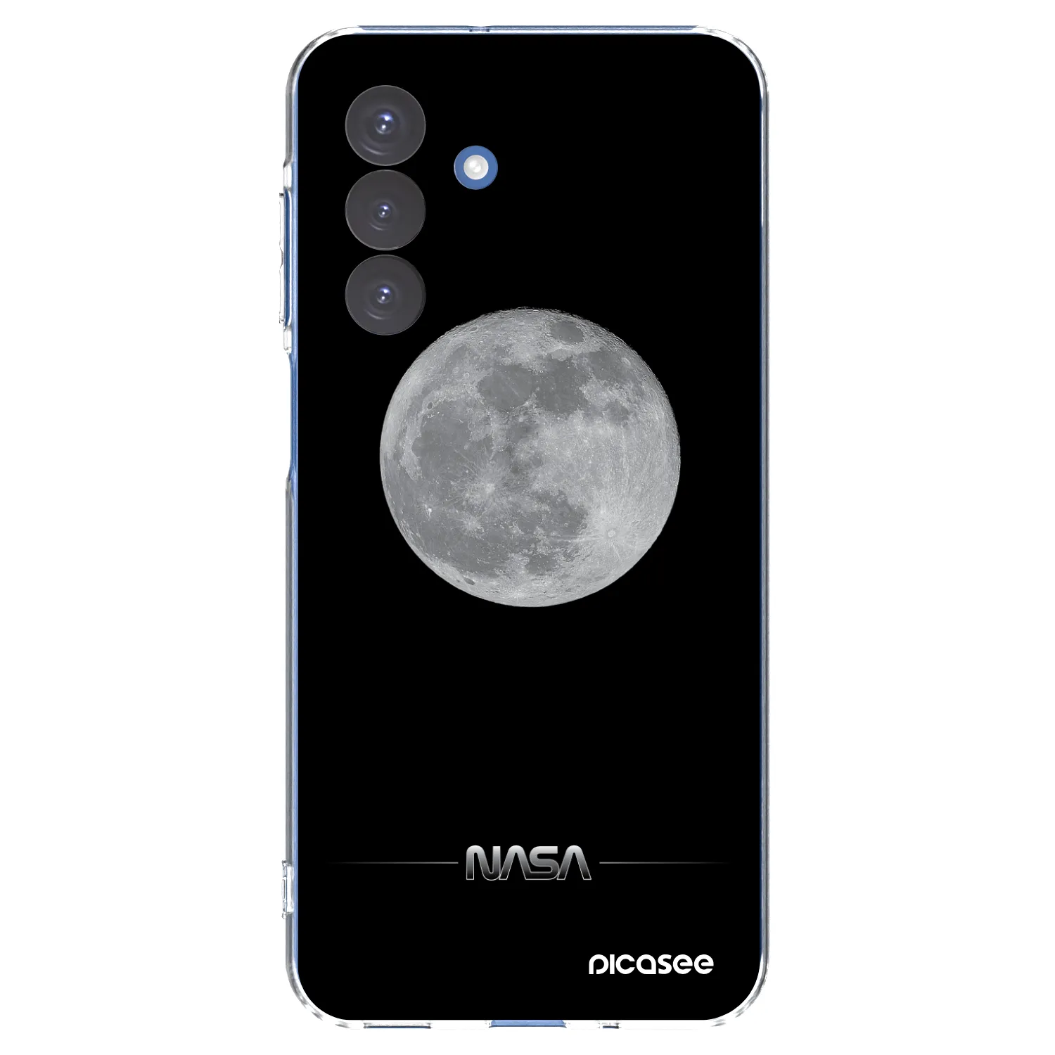 Picasee silikónový prehľadný obal pre Samsung Galaxy A17 5G - Moon Minimal