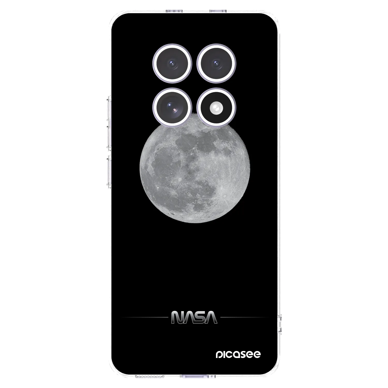 Picasee silikónový prehľadný obal pre Xiaomi Redmi Note 15 - Moon Minimal