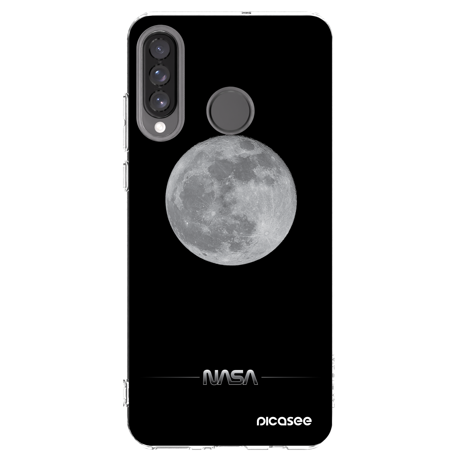 Picasee silikónový prehľadný obal pre Huawei P30 Lite - Moon Minimal