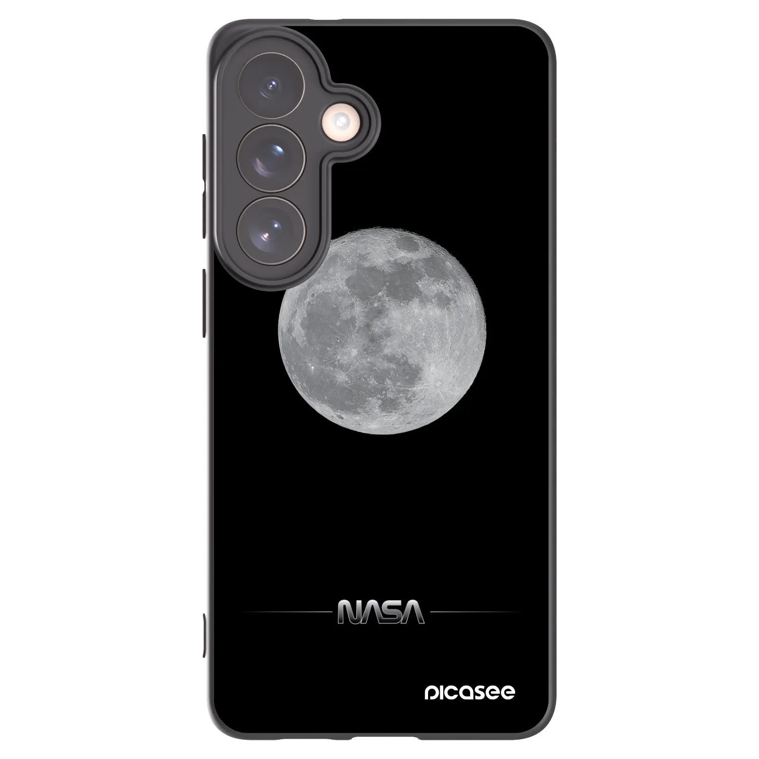 Picasee silikónový čierny obal pre Samsung Galaxy S26+ - Moon Minimal