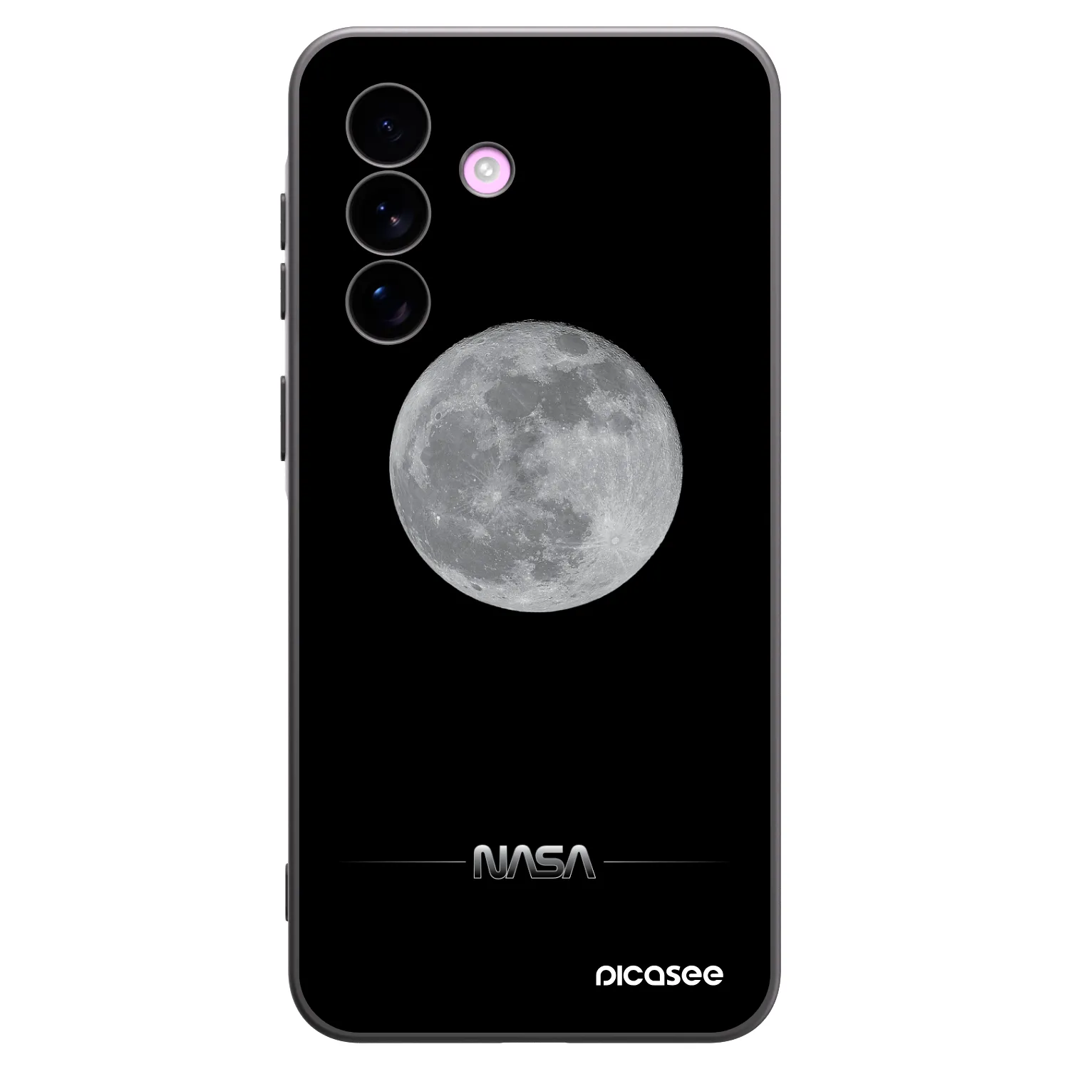 Picasee silikónový čierny obal pre Samsung Galaxy A57 5G - Moon Minimal