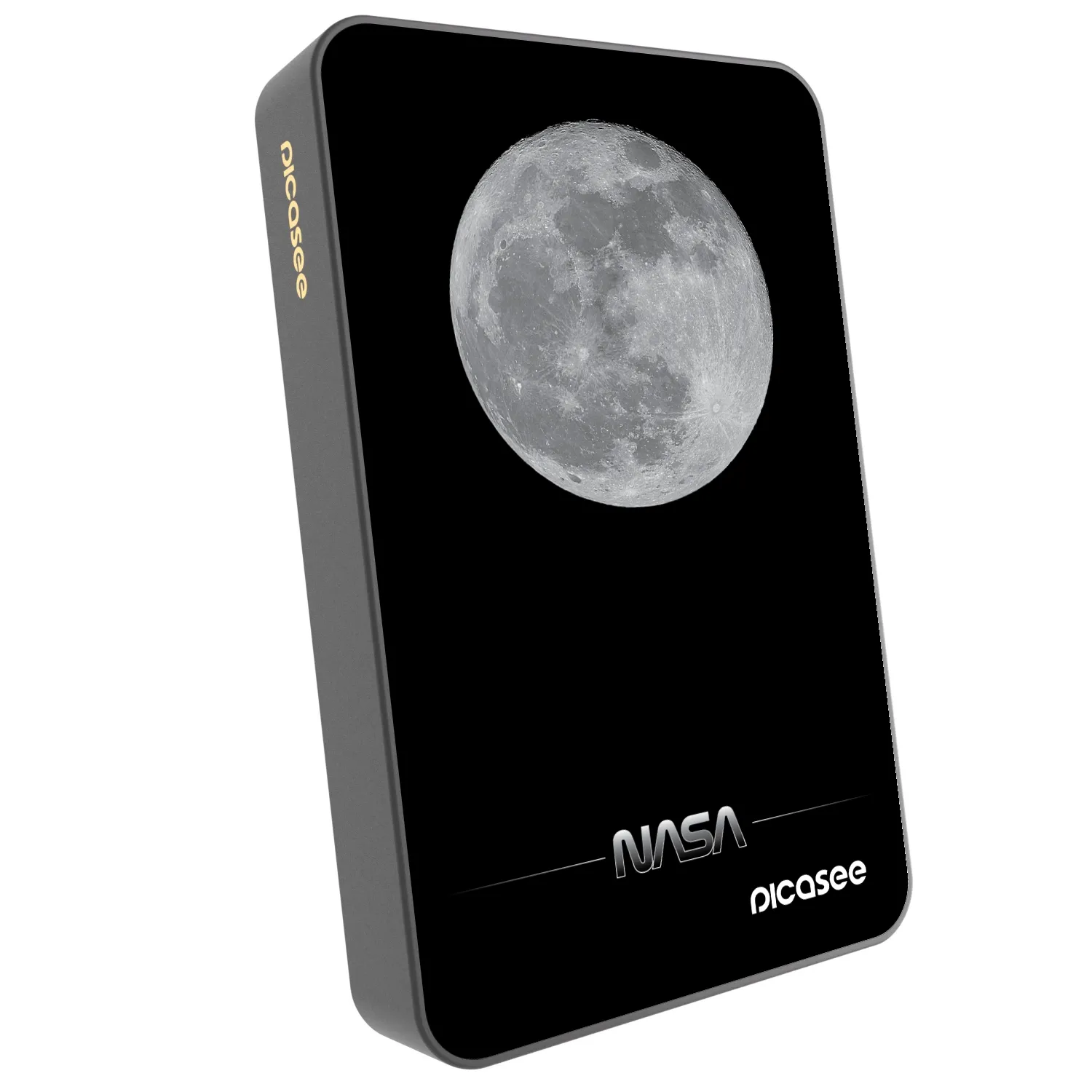 Picasee Powerbanka s MagSafe 10 000 mAh Šedá - Moon Minimal