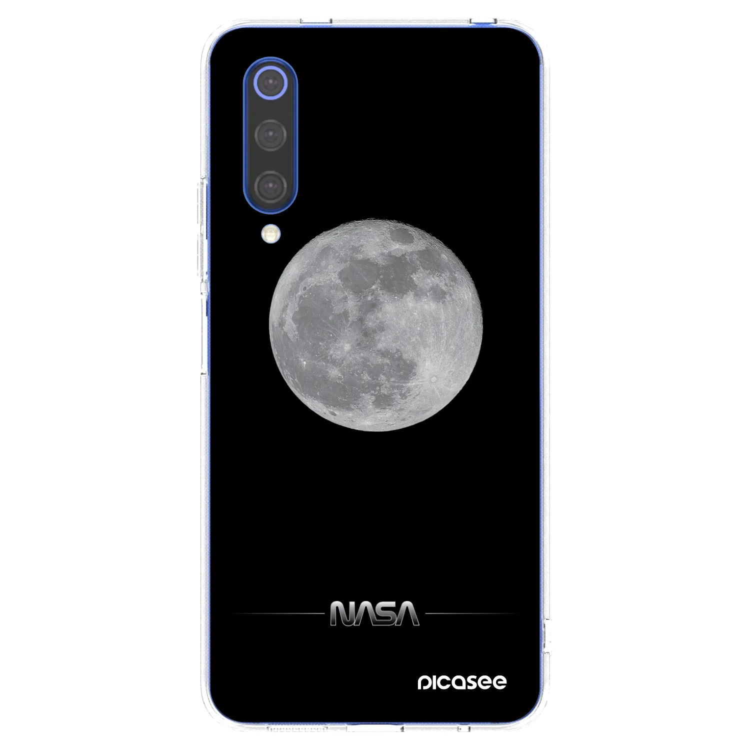 Picasee silikónový prehľadný obal pre Xiaomi Mi 9 SE - Moon Minimal