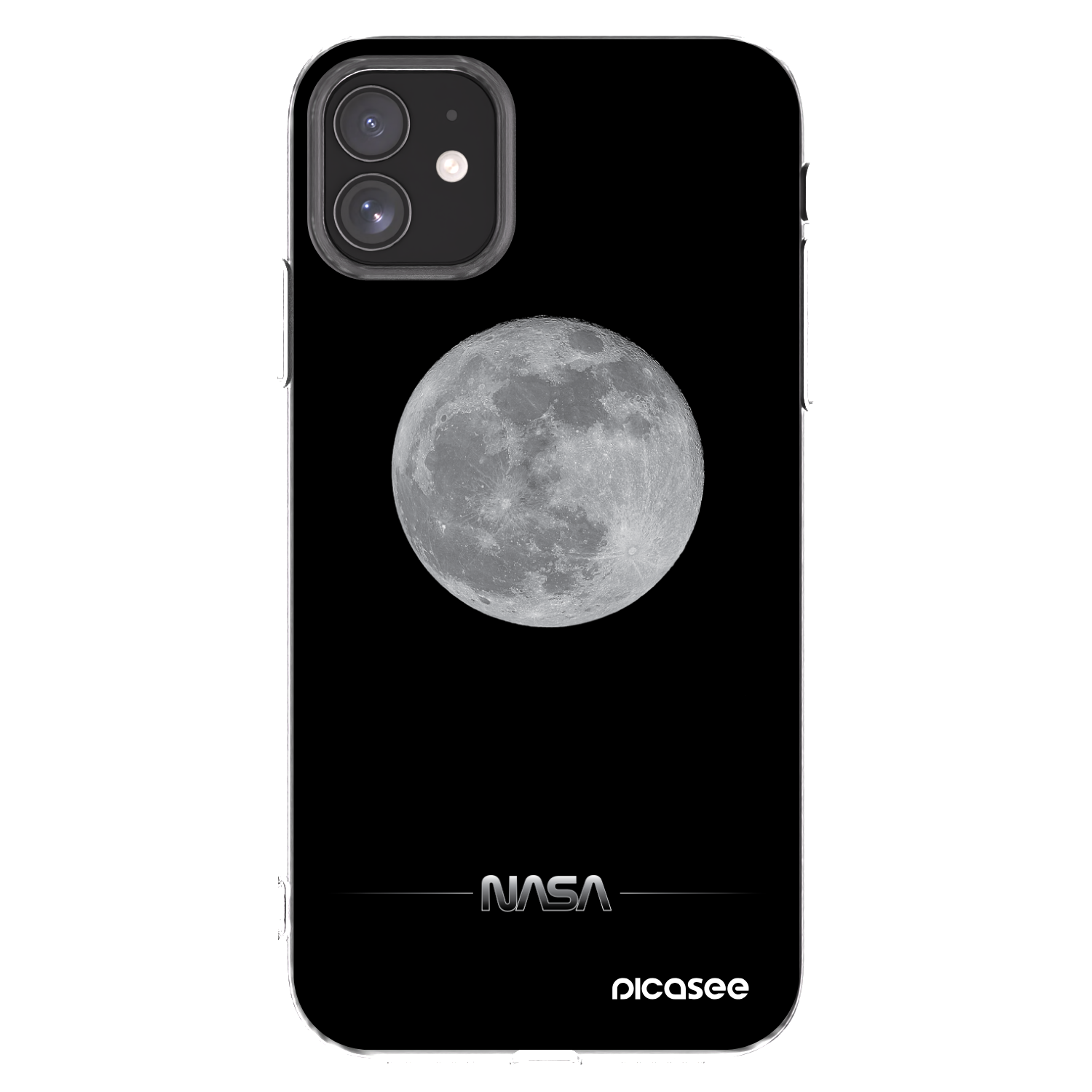 Picasee silikónový prehľadný obal pre Apple iPhone 11 - Moon Minimal