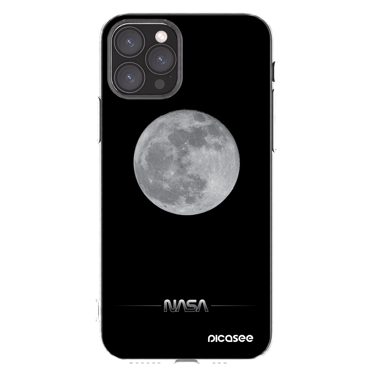 Picasee silikónový prehľadný obal pre Apple iPhone 11 Pro - Moon Minimal