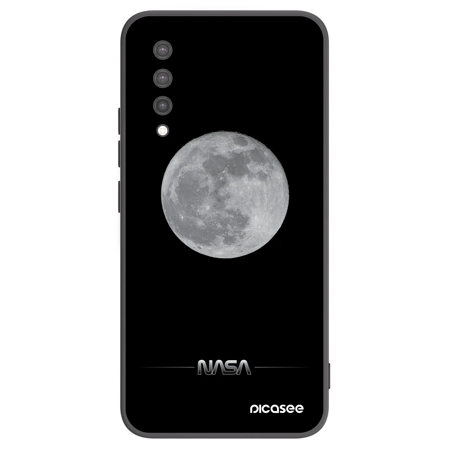 Picasee silikónový čierny obal pre Xiaomi Mi 9 Lite - Moon Minimal