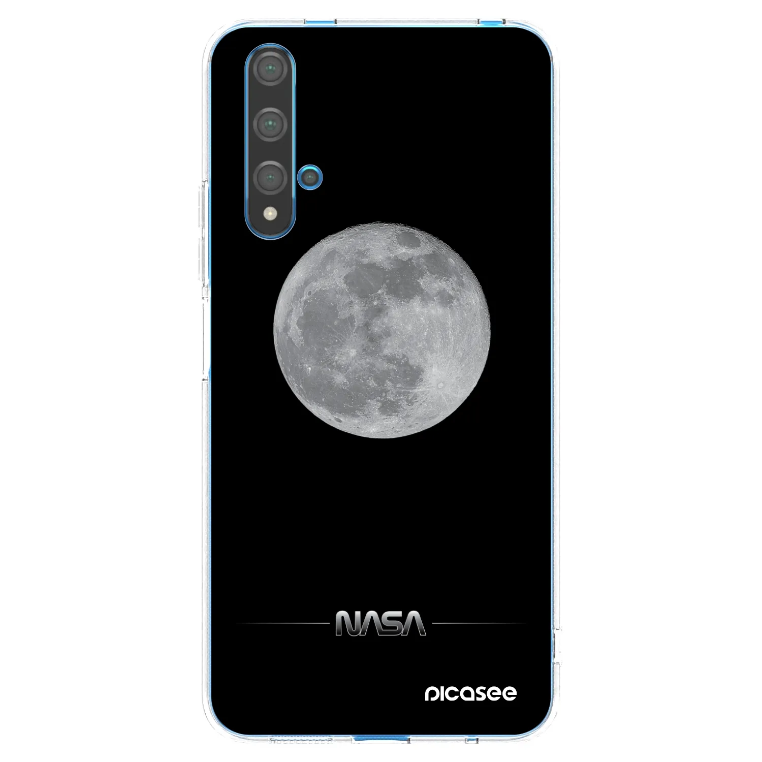 Picasee silikónový prehľadný obal pre Huawei Nova 5T - Moon Minimal