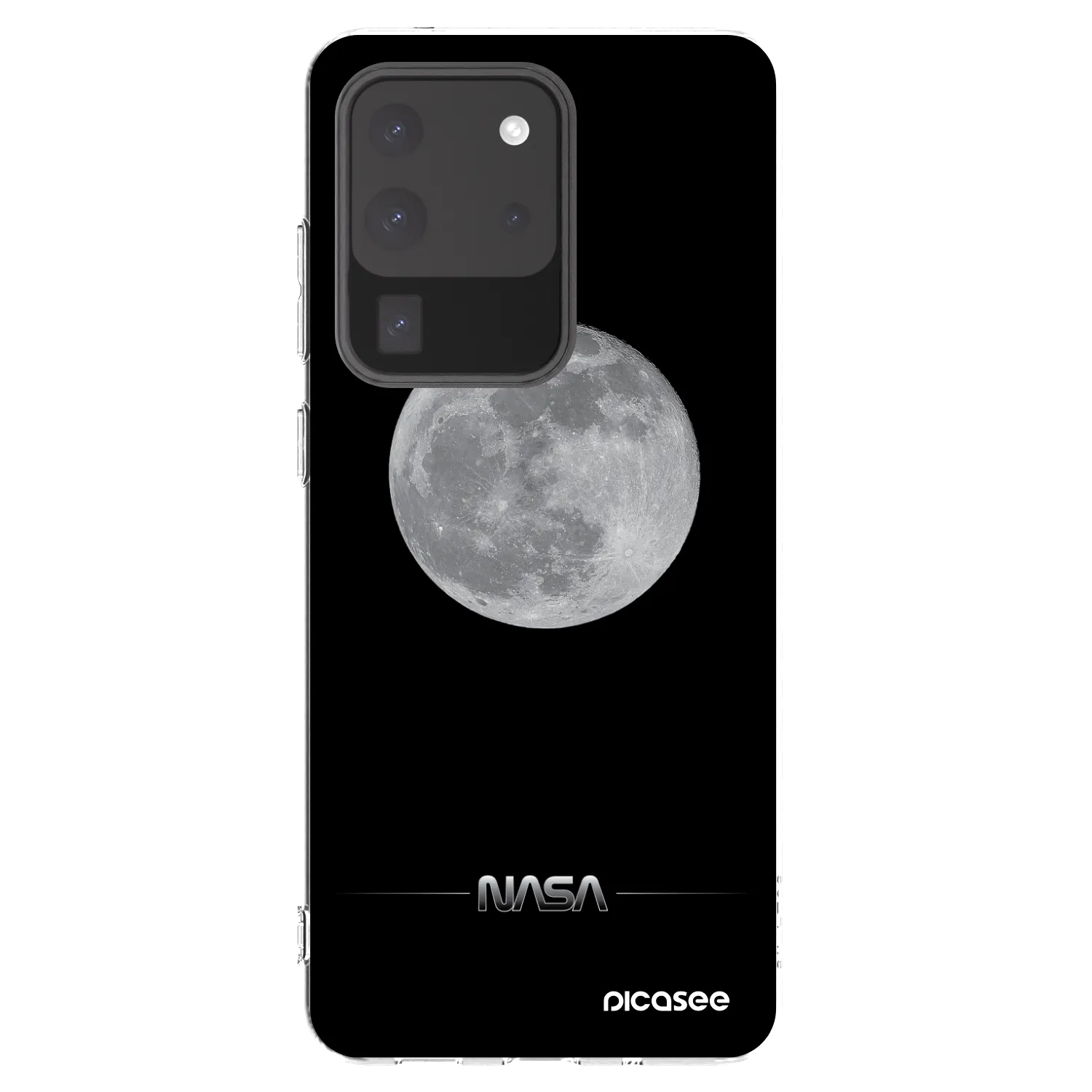 Picasee silikónový prehľadný obal pre Samsung Galaxy S20 Ultra 5G G988F - Moon Minimal