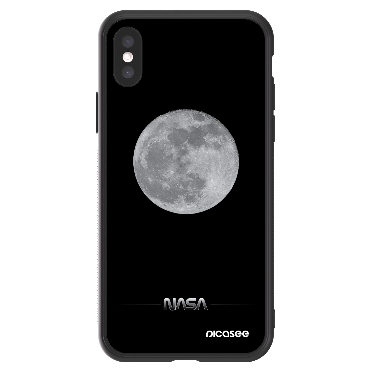 Picasee ULTIMATE CASE pro Apple iPhone X/XS - Moon Minimal
