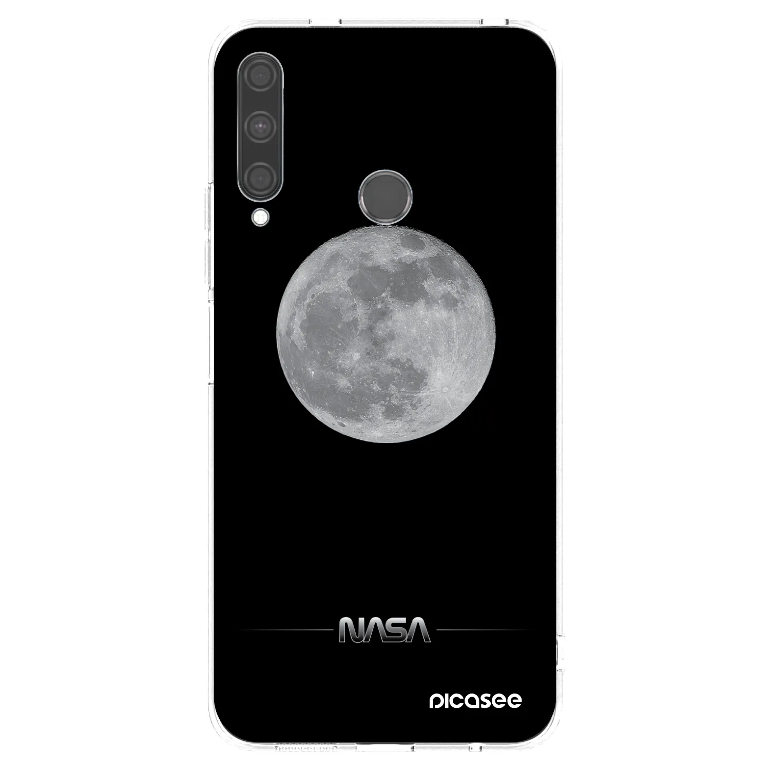 Picasee silikónový prehľadný obal pre Huawei P40 Lite E - Moon Minimal