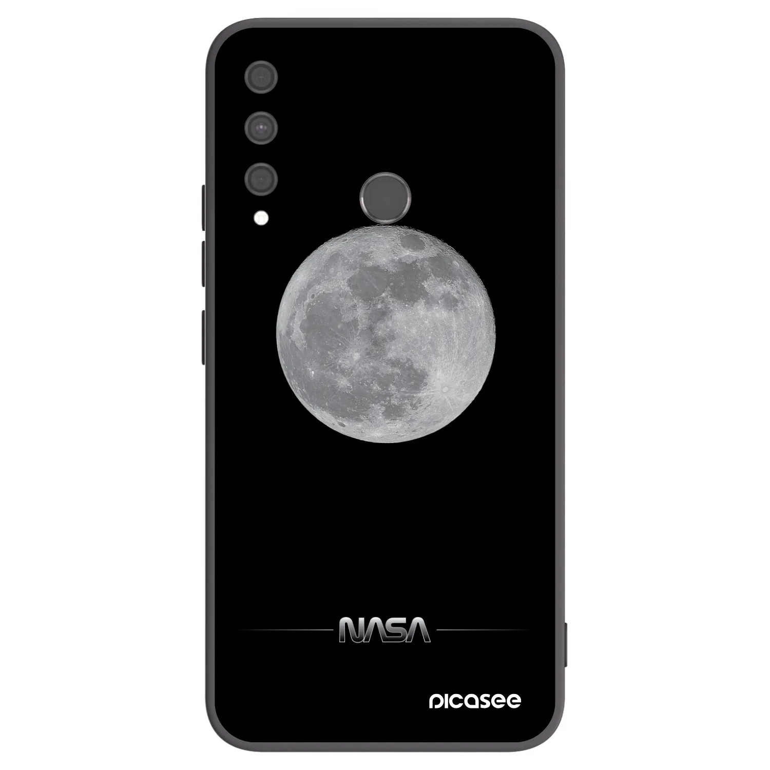 Picasee silikónový čierny obal pre Huawei P40 Lite E - Moon Minimal