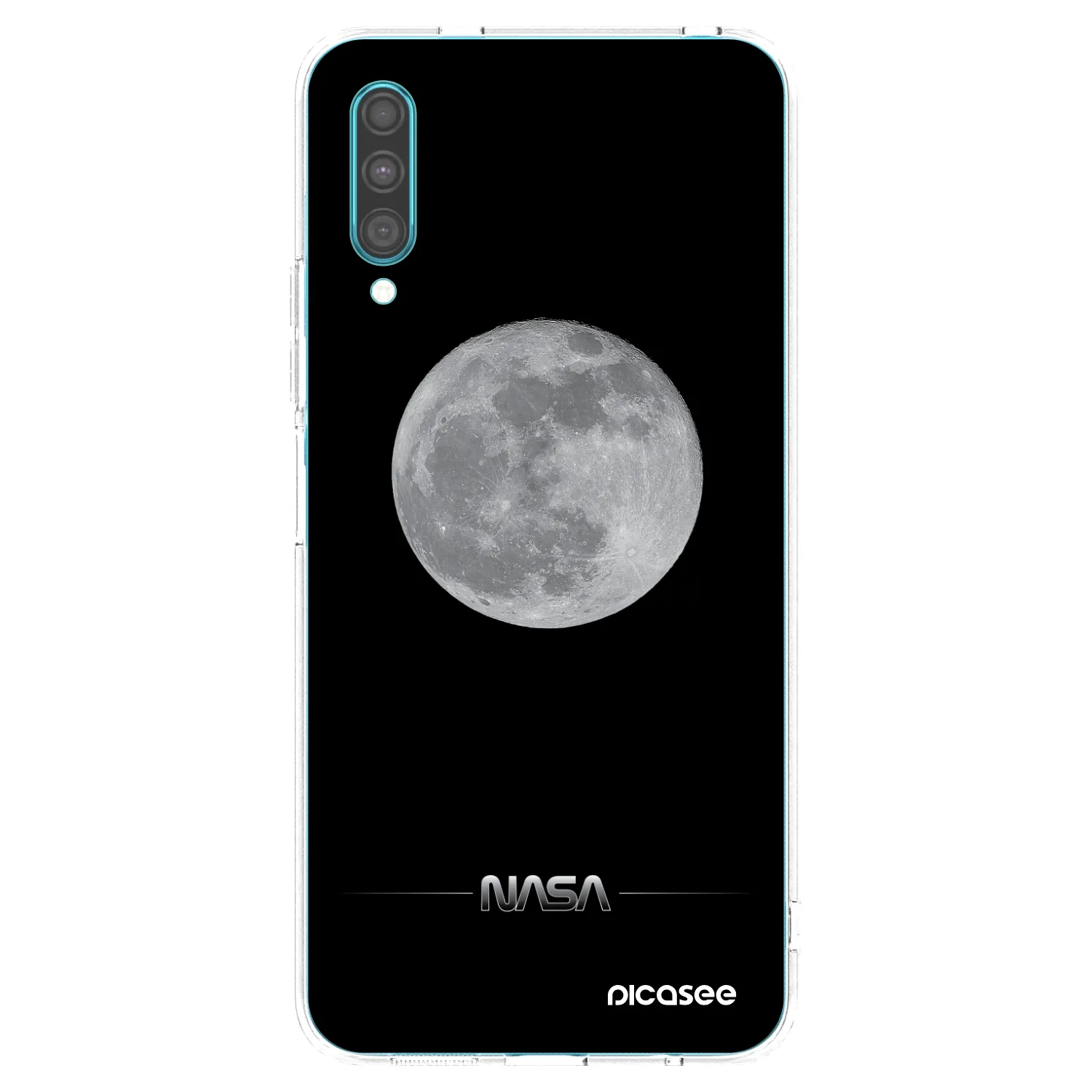 Picasee silikónový prehľadný obal pre Samsung Galaxy A30s A307F - Moon Minimal