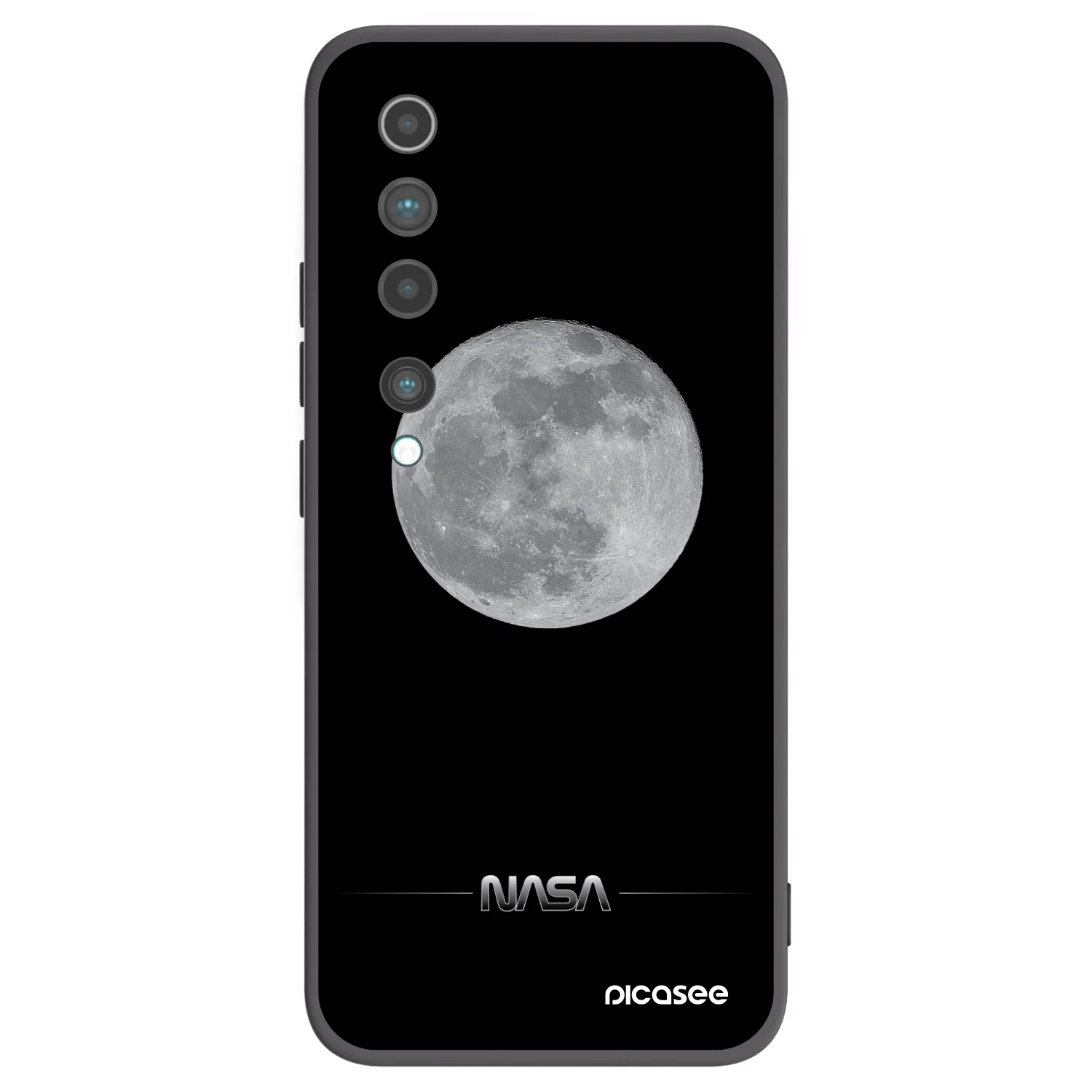 Picasee silikónový čierny obal pre Xiaomi Mi 10 - Moon Minimal
