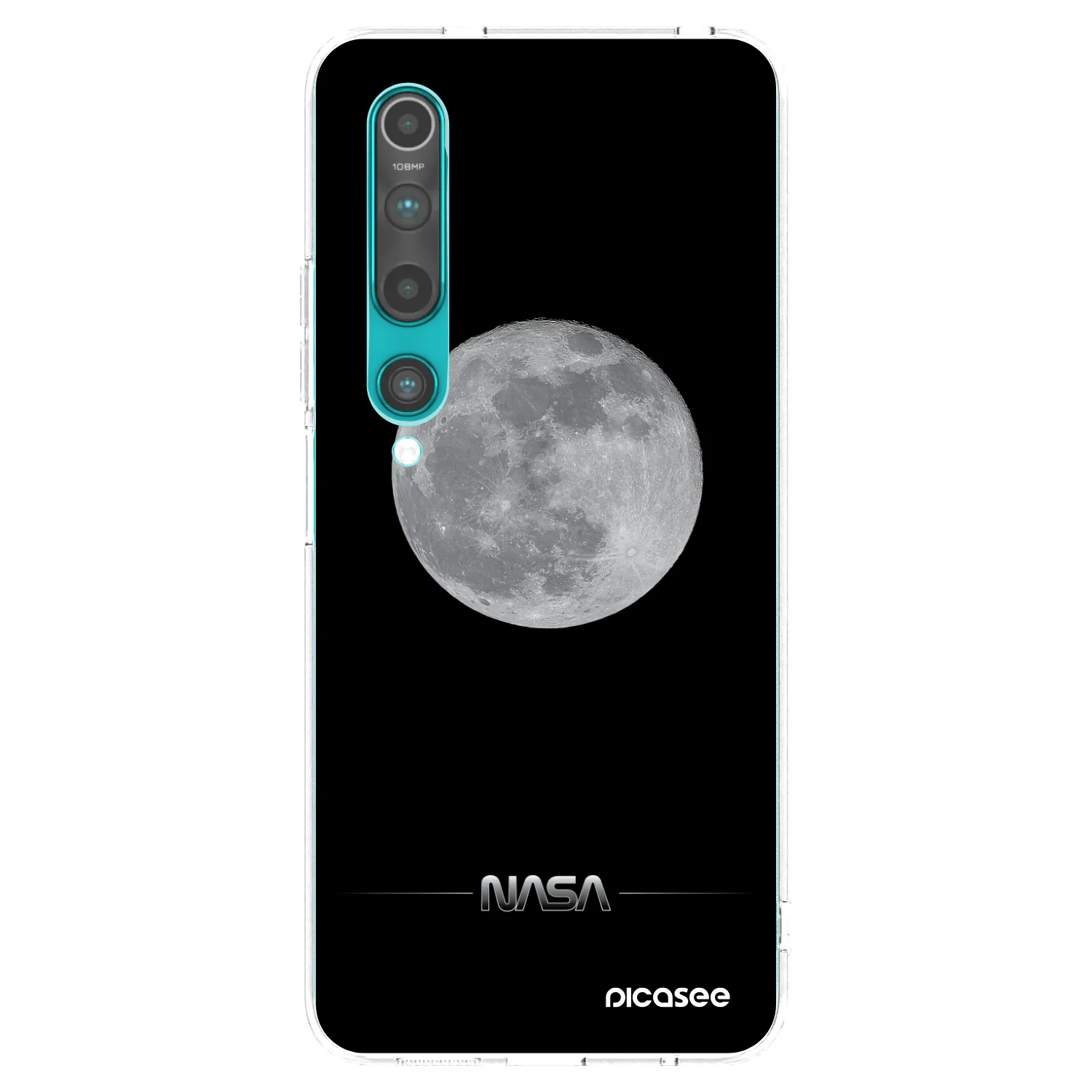 Picasee silikónový prehľadný obal pre Xiaomi Mi 10 - Moon Minimal