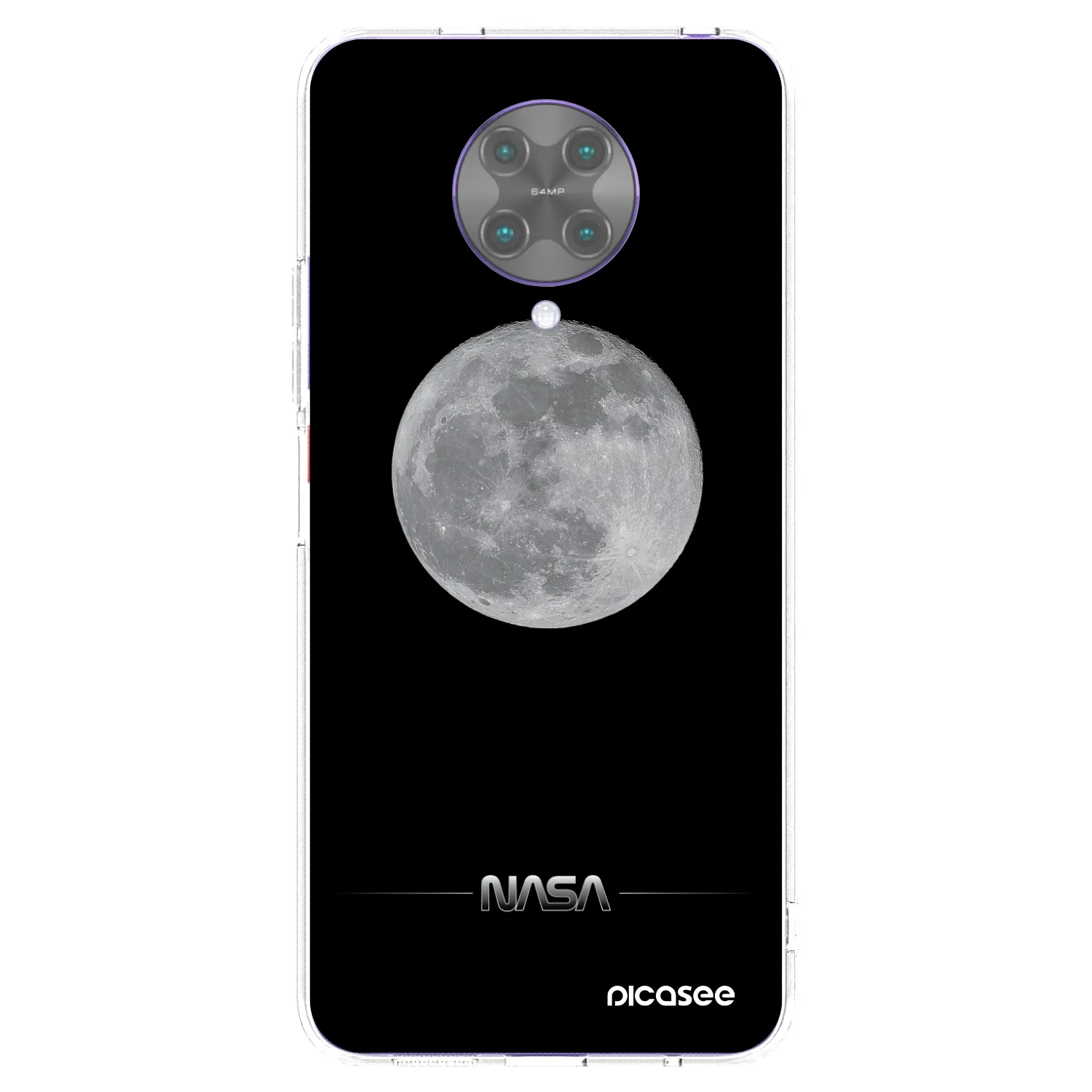 Silikónový prehľadný obal pre Xiaomi Poco F2 Pro - Moon Minimal