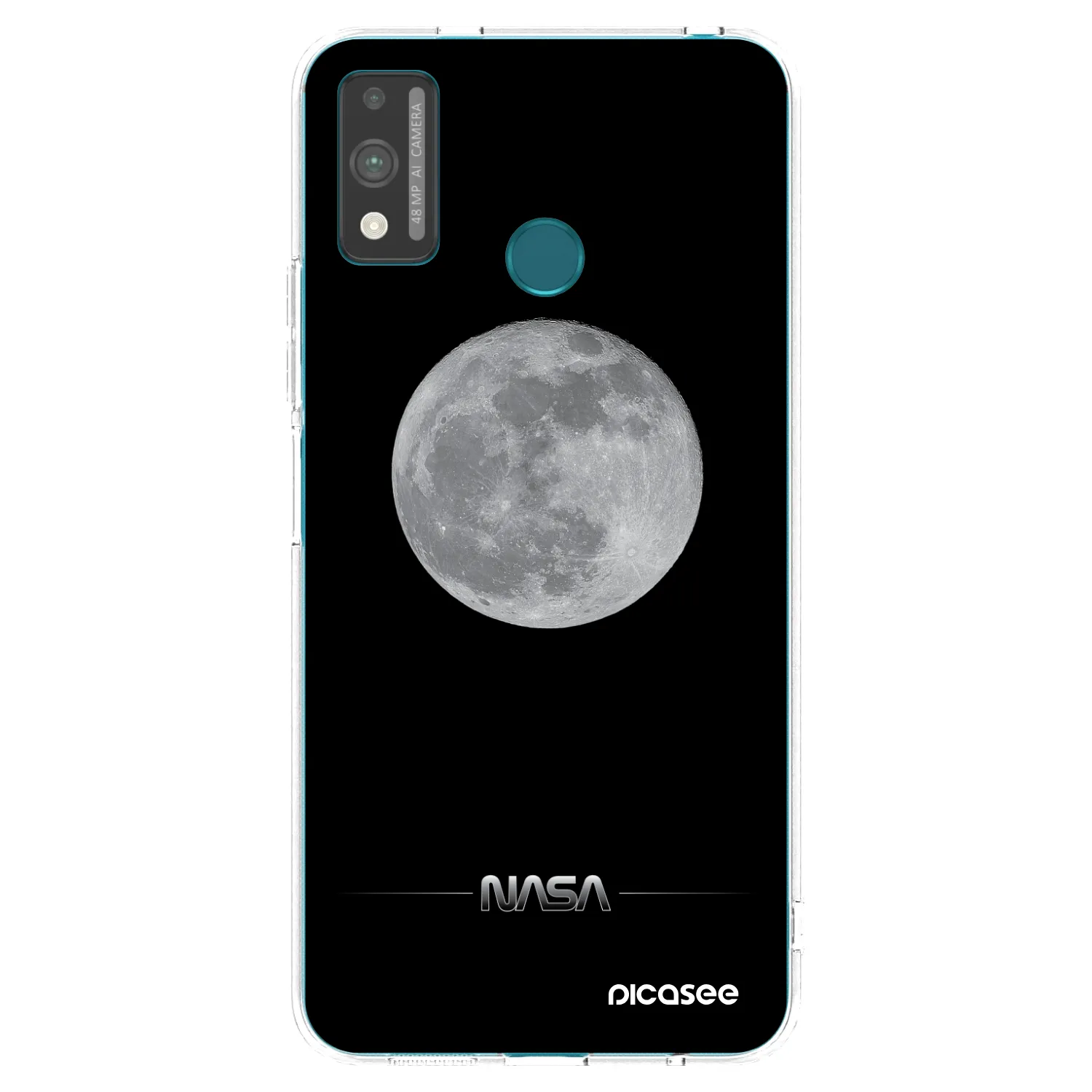 Picasee silikónový prehľadný obal pre Honor 9X Lite - Moon Minimal