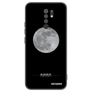 Picasee silikónový čierny obal pre Xiaomi Redmi 9 - Moon Minimal