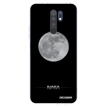 Picasee silikónový prehľadný obal pre Xiaomi Redmi 9 - Moon Minimal