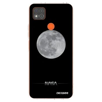 Picasee silikónový prehľadný obal pre Xiaomi Redmi 9C - Moon Minimal