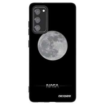 Picasee silikónový čierny obal pre Samsung Galaxy S20 FE - Moon Minimal