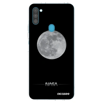 Picasee silikónový prehľadný obal pre Samsung Galaxy M11 - Moon Minimal
