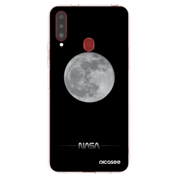Picasee silikónový prehľadný obal pre Samsung Galaxy A20s - Moon Minimal
