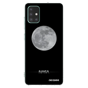 Picasee silikónový prehľadný obal pre Samsung Galaxy M51 M515F - Moon Minimal