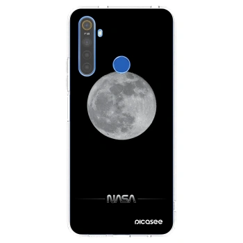Picasee silikónový prehľadný obal pre Realme 5 - Moon Minimal