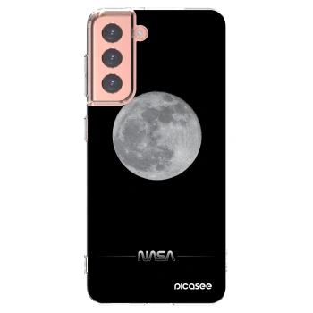 Picasee silikónový prehľadný obal pre Samsung Galaxy S21 5G G991B - Moon Minimal