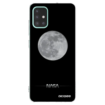 Picasee silikónový prehľadný obal pre Samsung Galaxy M31s - Moon Minimal