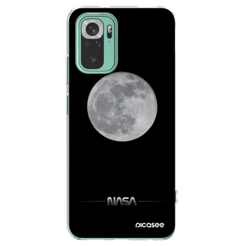 Picasee silikónový prehľadný obal pre Xiaomi Redmi Note 10 Pro - Moon Minimal
