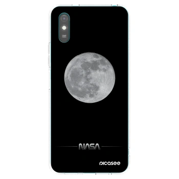 Picasee silikónový prehľadný obal pre Xiaomi Redmi 9AT - Moon Minimal