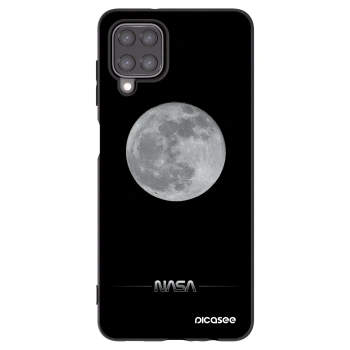 Picasee silikónový čierny obal pre Samsung Galaxy M12 M127F - Moon Minimal