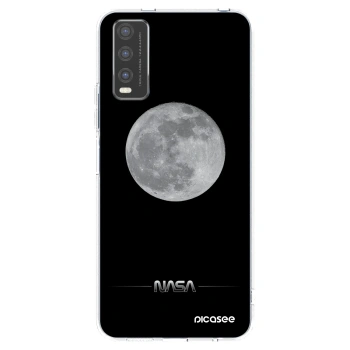 Picasee silikónový prehľadný obal pre Vivo Y20s - Moon Minimal