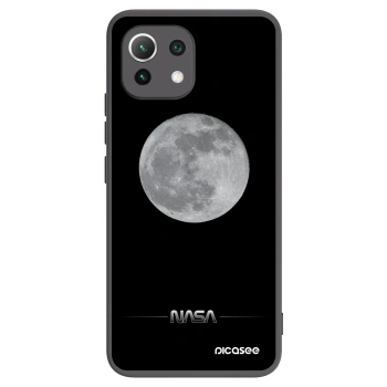 Picasee silikónový čierny obal pre Xiaomi 11 Lite 5G NE - Moon Minimal
