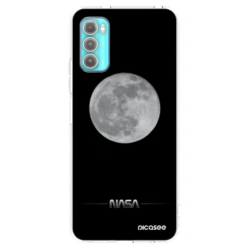 Picasee silikónový prehľadný obal pre Motorola Moto G60 - Moon Minimal