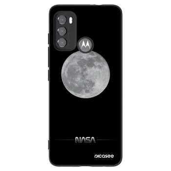 Picasee silikónový čierny obal pre Motorola Moto G60 - Moon Minimal