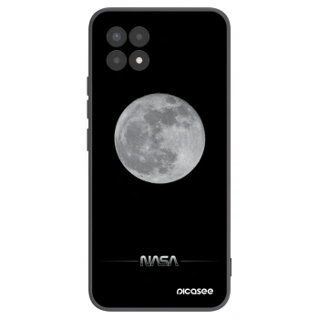 Picasee silikónový čierny obal pre Realme 8i - Moon Minimal
