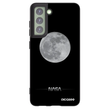 Picasee silikónový čierny obal pre Samsung Galaxy S21 FE 5G - Moon Minimal