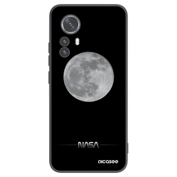 Picasee silikónový čierny obal pre Xiaomi 12 Pro - Moon Minimal