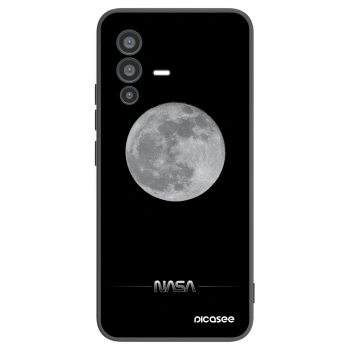 Picasee silikónový čierny obal pre Vivo V23 5G - Moon Minimal