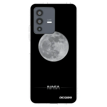 Picasee silikónový prehľadný obal pre Vivo V23 5G - Moon Minimal